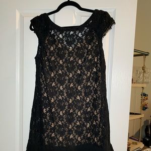 Jessica Simpson Dress w/nude dress underneath